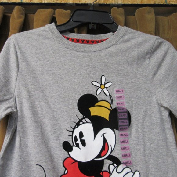 Disney Minnie Mouse Women's Adult Graphic Tee T-Shirt Size LARGE RUNS SMALL - Picture 2 of 7